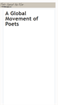 Mobile Screenshot of poetsagainstthewar.org
